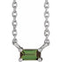 14k-white-natural-green-tourmaline-solitaire-18"-necklace