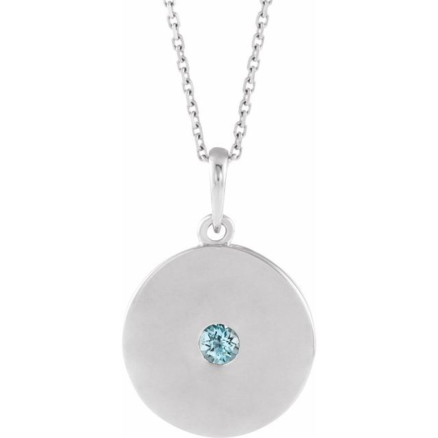 14k-white-natural-sky-blue-topaz-disc-16-18"-necklace