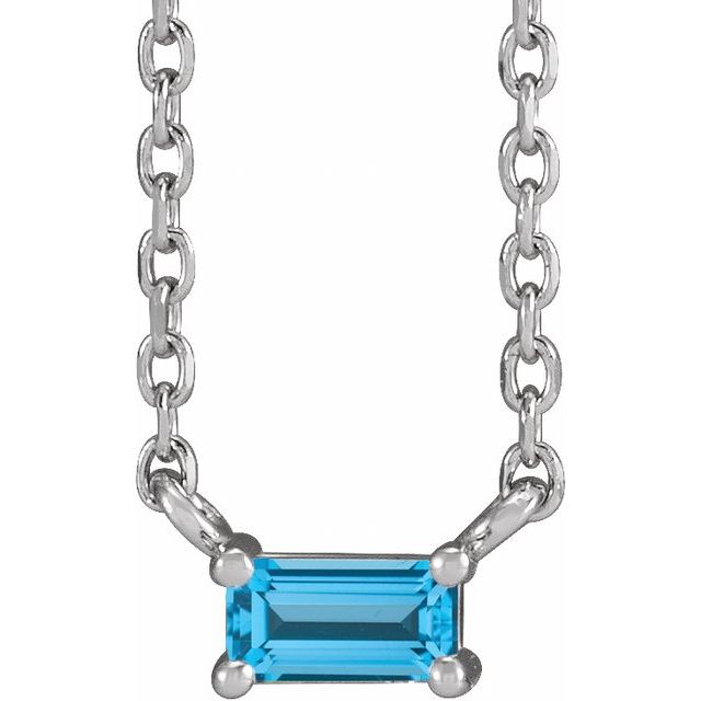 14k-white-natural-swiss-blue-topaz-solitaire-18"-necklace