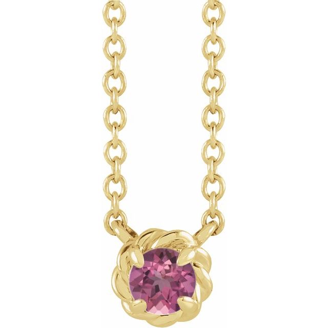 14k-yellow--natural-pink-tourmaline-claw-prong-rope-18"-necklace