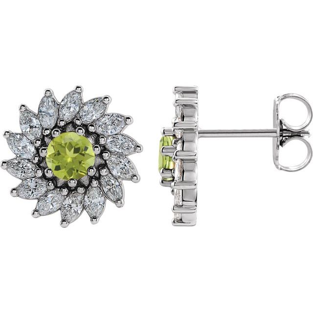 Sterling Silver|Natural Emerald|4 mm