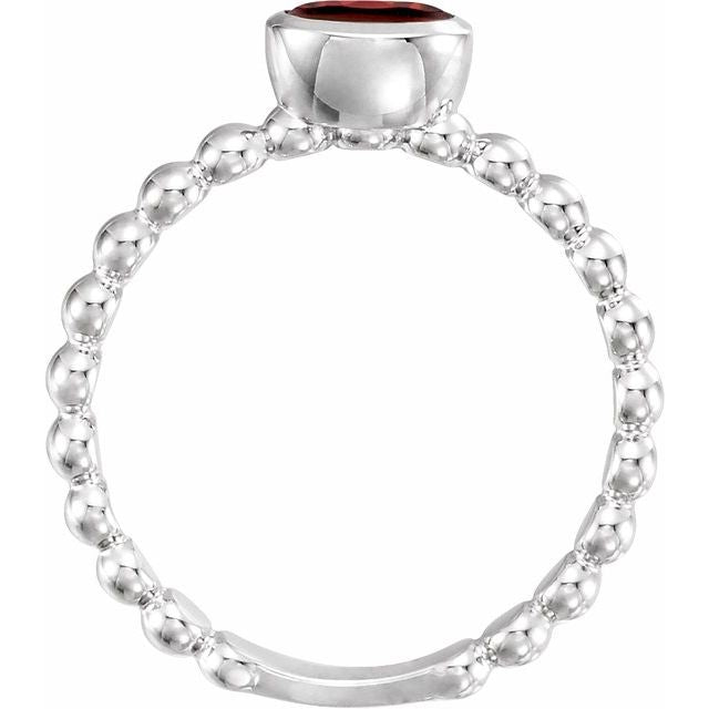 14k-white-natural-mozambique-garnet-family-stackable-ring