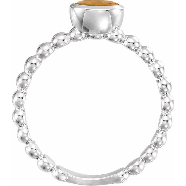 14k-white-natural-citrine-family-stackable-ring