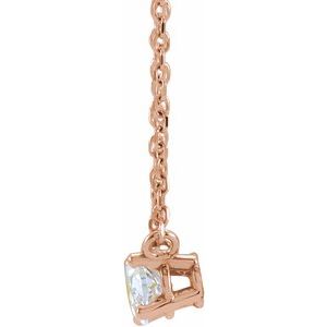 3/8 ct Diamond Solitaire Necklace