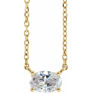 3/8 ct Diamond Solitaire Necklace