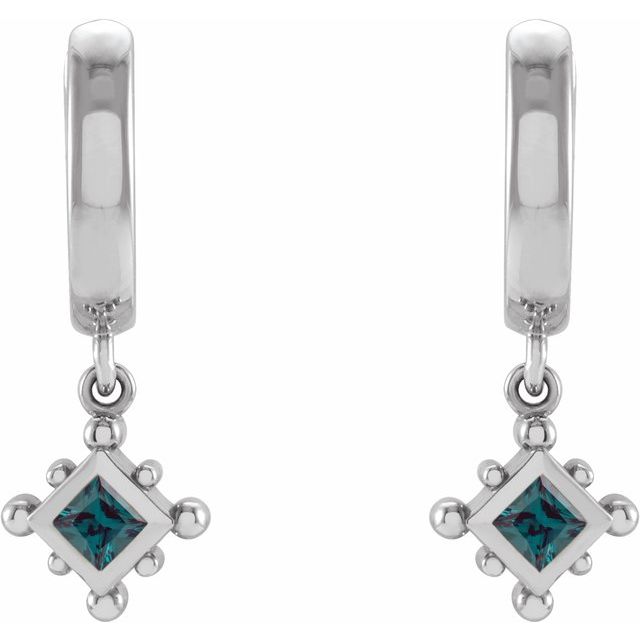 14k-white-lab-grown-alexandrite-beaded-bezel-set-hoop-earrings