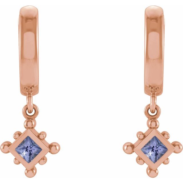 14k-rose-natural-tanzanite-beaded-bezel-set-hoop-earrings