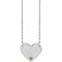 14k-white-natural-peridot-engravable-heart-18"-necklace