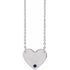 14k-white-natural-blue-sapphire-engravable-heart-18"-necklace