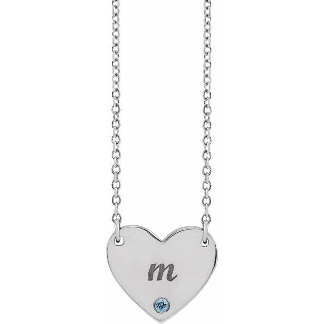 sterling-silver-natural-aquamarine-engravable-heart-18"-necklace