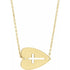 14k-yellow-sideways-heart-with-pierced-cross-18"-necklace
