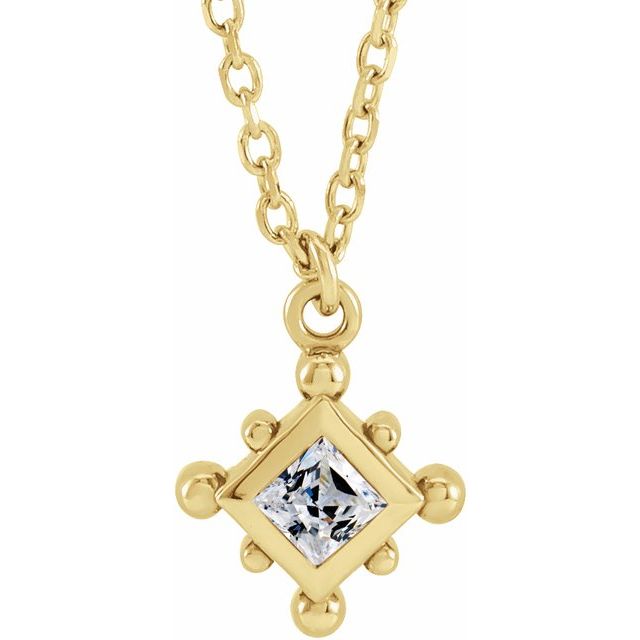 14k-yellow-natural-white-sapphire-bezel-set-beaded-16-18"-necklace