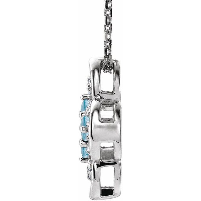 14k-white-natural-aquamarine-&-.08-ctw-natural-diamond-clover-18"-necklace