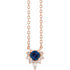 14k-rose-lab-grown-blue-sapphire-&-.08-ctw-natural-diamond-18"-necklace