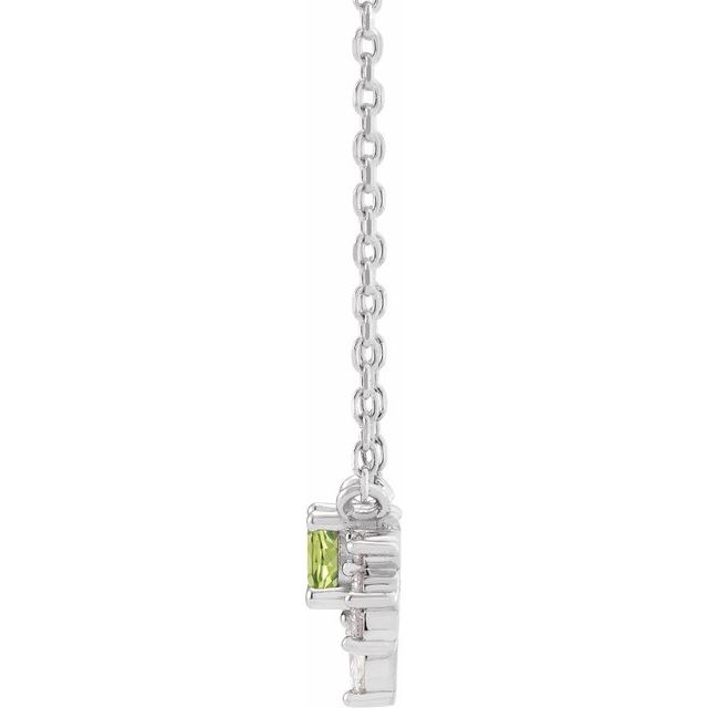 14k-white-natural-peridot-&-.08-ctw-natural-diamond-18"-necklace