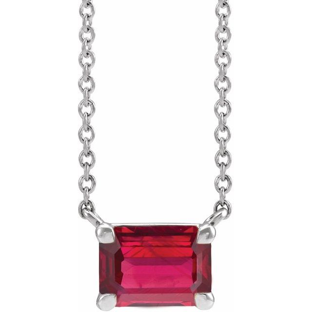 14k-white-lab-grown-ruby-18"-necklace