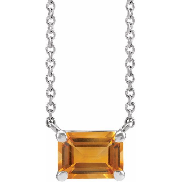 sterling-silver-natural-citrine-18"-necklace