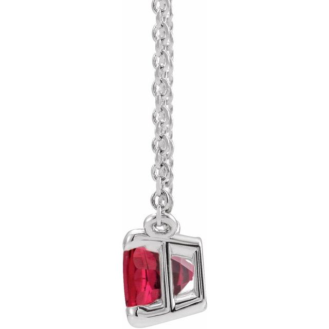 14k-white-lab-grown-ruby-18"-necklace