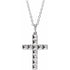 14k-white-pyramid-cross-20"-necklace
