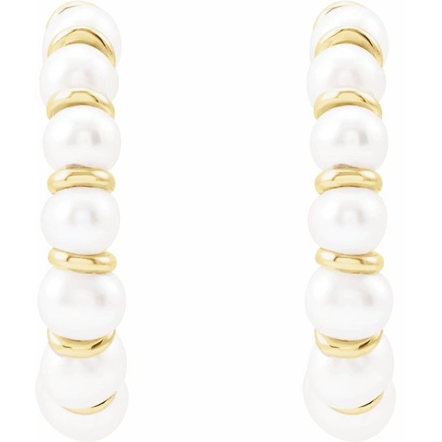 14k-yellow-cultured-white-freshwater-pearl--hoop-earrings