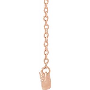 1/3 ct Diamond Accented Bar Necklace