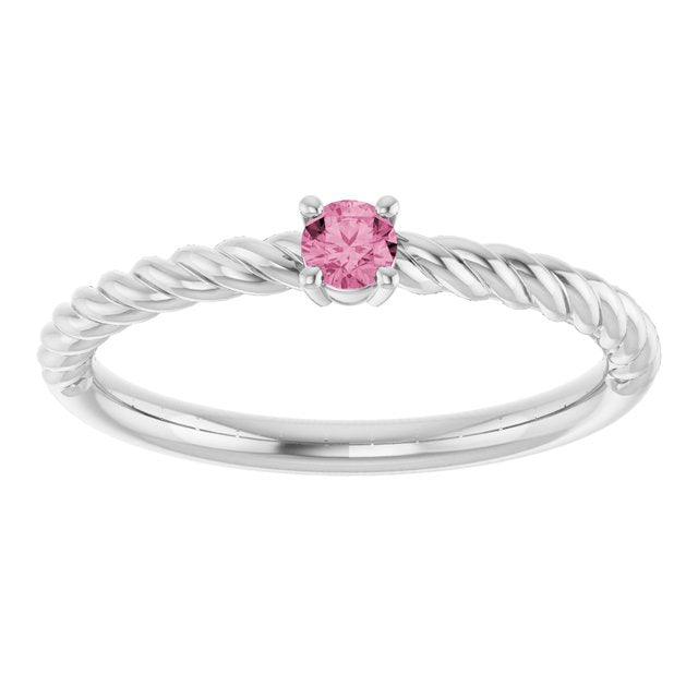 sterling-silver--natural-pink-tourmaline-solitaire-rope-ring