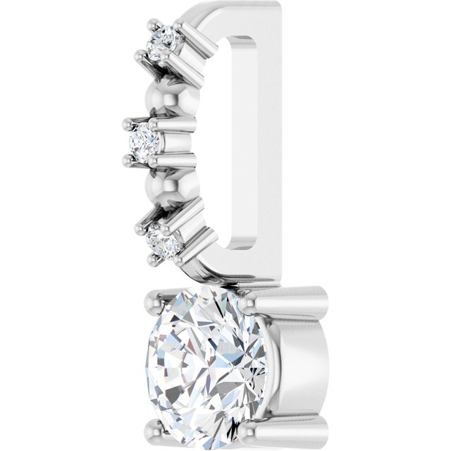 sterling-silver-1/4-ctw-natural-diamond-charm/pendant