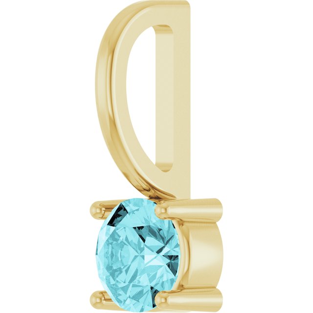 14k-yellow-imitation-blue-zircon-solitaire-charm/pendant