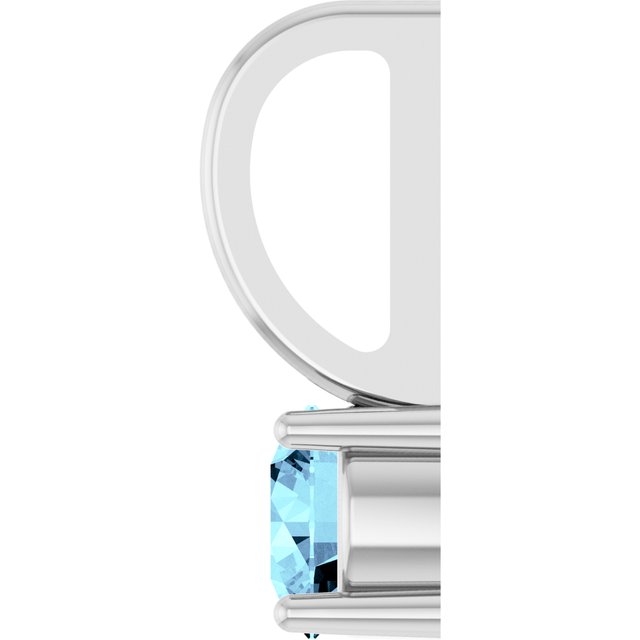 14k-white-imitation-aquamarine-solitaire-charm/pendant