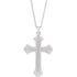 14k-white-cross-18"-necklace