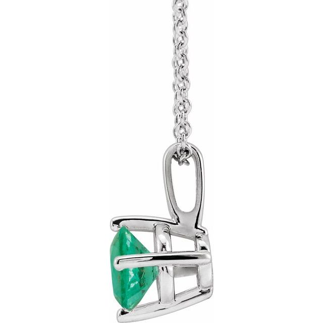 14k-white--lab-grown-emerald-solitaire-16-18"-necklace