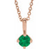 14k-rose-gold-lab-grown-emerald-16-18-in