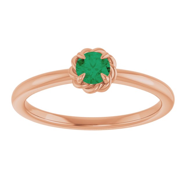 14k-rose-gold-lab-grown-emerald-solitaire-rope-ring