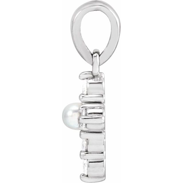 14k-white-cultured-white-seed-pearl-&-.07-ctw-natural-diamond-cross-pendant