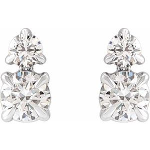 1/3 ct Lab-Grown Diamond Earrings