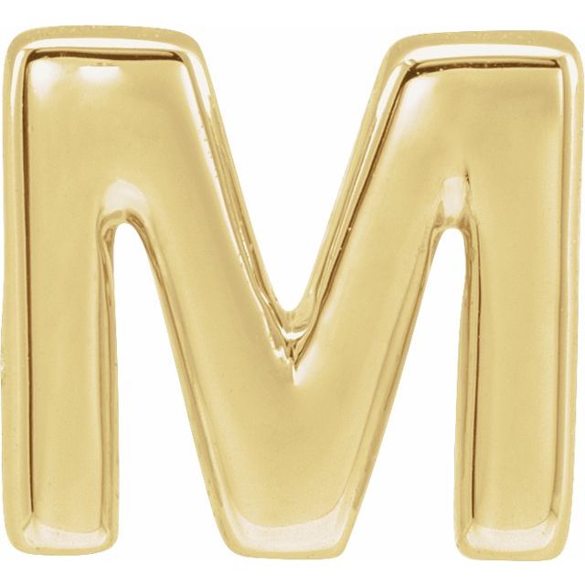 14k-yellow-gold-6.5-x-3.3-mm-initial-m