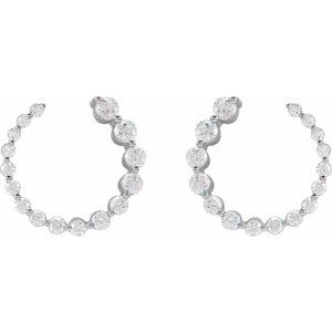7/8 ct Diamond Front-Back Earrings