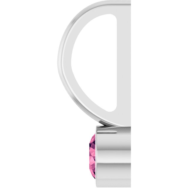 sterling-silver-natural-pink-tourmaline-charm/pendant
