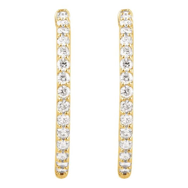 14k-yellow-2-1/10-ctw-lab-grown-diamond-inside-outside--hoop-earrings