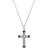 sterling-silver--black-enamel-cross-18"-necklace