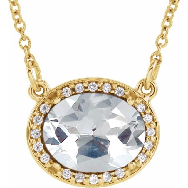 14k-yellow-imitation-white-diamond-&-.04-ctw-natural-diamond-16-1/2"-necklace