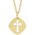 14k-yellow--pierced-cross-16-18"-necklace