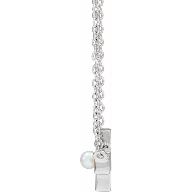 sterling-silver-cultured-white-seed-pearl-sideways-cross-16-18"-necklace