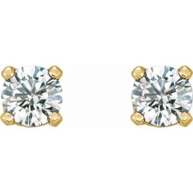 14k-yellow-1/5-ctw-natural-diamond-earrings