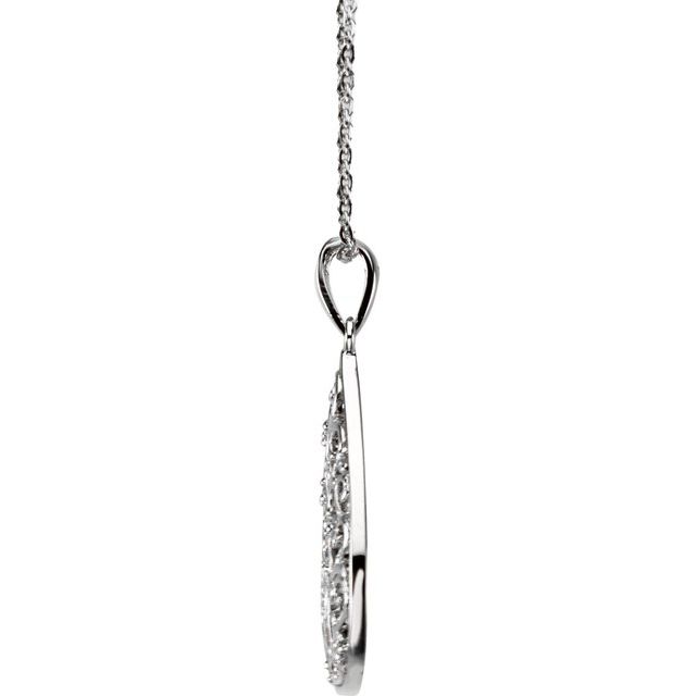 sterling-silver-imitation-white-cubic-zirconia-tear-of-sympathy-18"-necklace