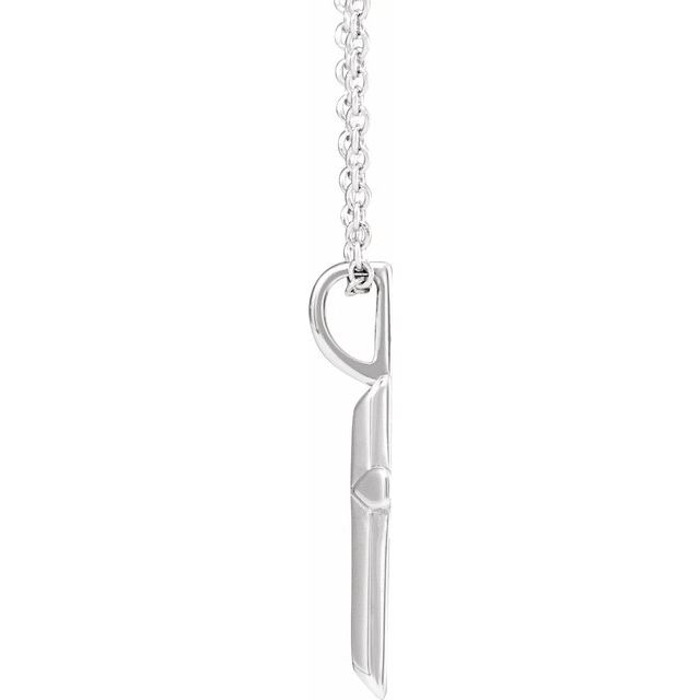 14k-white-knife-edge-cross-16-18"-necklace