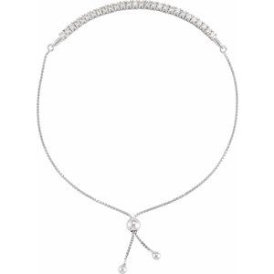 1 ct Lab-Grown Diamond Bolo Bracelet