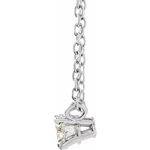 3/8 ct Diamond Solitaire Necklace
