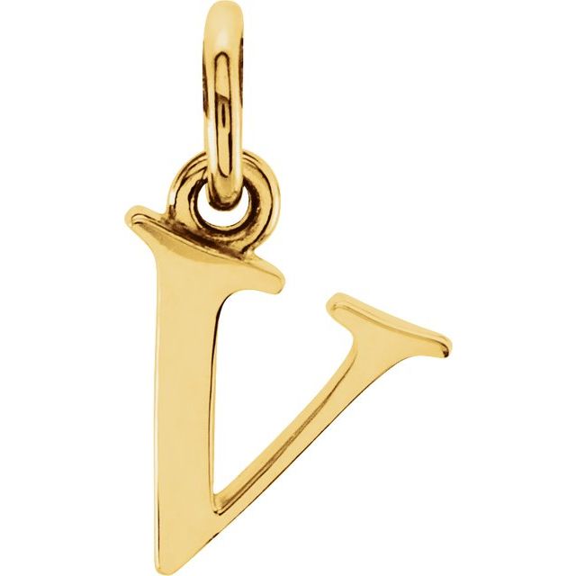 14k-yellow-gold-8.5-x-5.5-mm-initial-v
