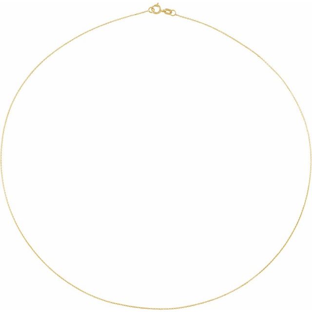 14k-yellow-.-diamond-cut-cable-16"-chain